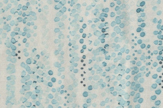 Dormeuil Fabric Green Printed 59% Linen 41% Silk (Ref-896101)