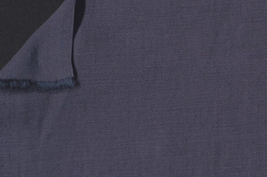 Dormeuil Fabric Navy Plain 59% Linen 41% Silk (Ref-896108)