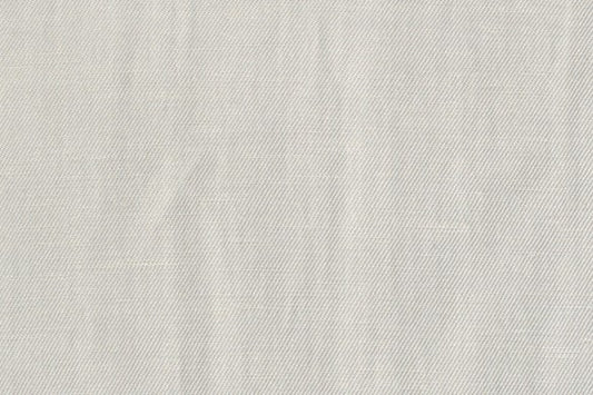 Dormeuil Fabric White Plain 59% Linen 41% Silk (Ref-896110)