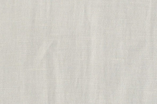 Dormeuil Fabric White Plain 59% Linen 41% Silk (Ref-896110)