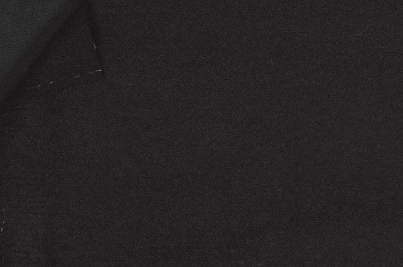 Dormeuil Fabric Black Plain 100% Wool (Ref-994305)