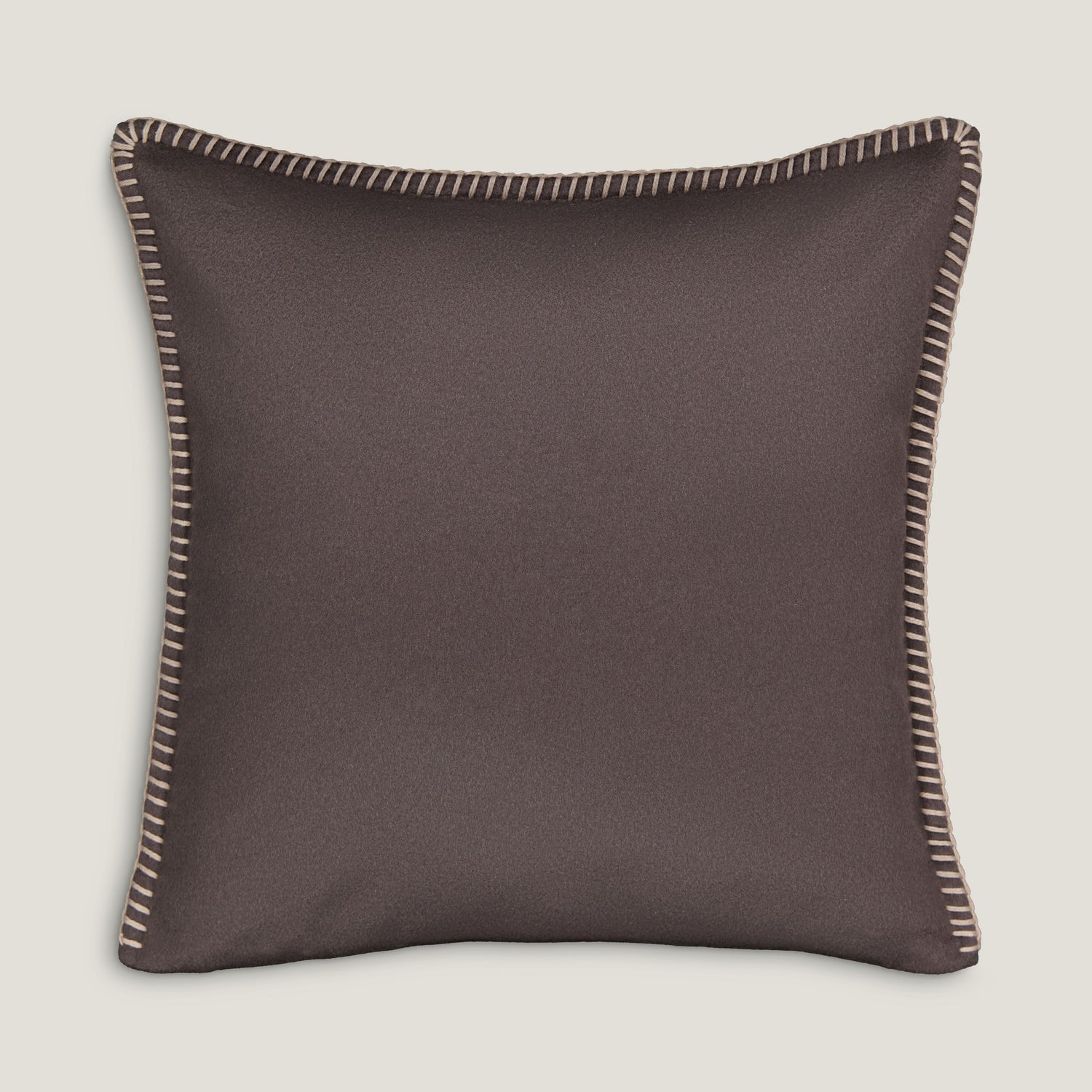 Pure Cashmere Pillow Cover Brown Marron ブラウン 棕色