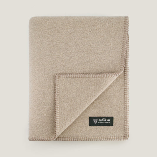 Pure Double Cashmere Throw Sand Sable 砂 沙子