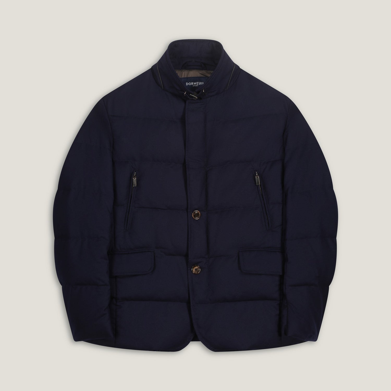 Sport Quilted Down Jacket Navy