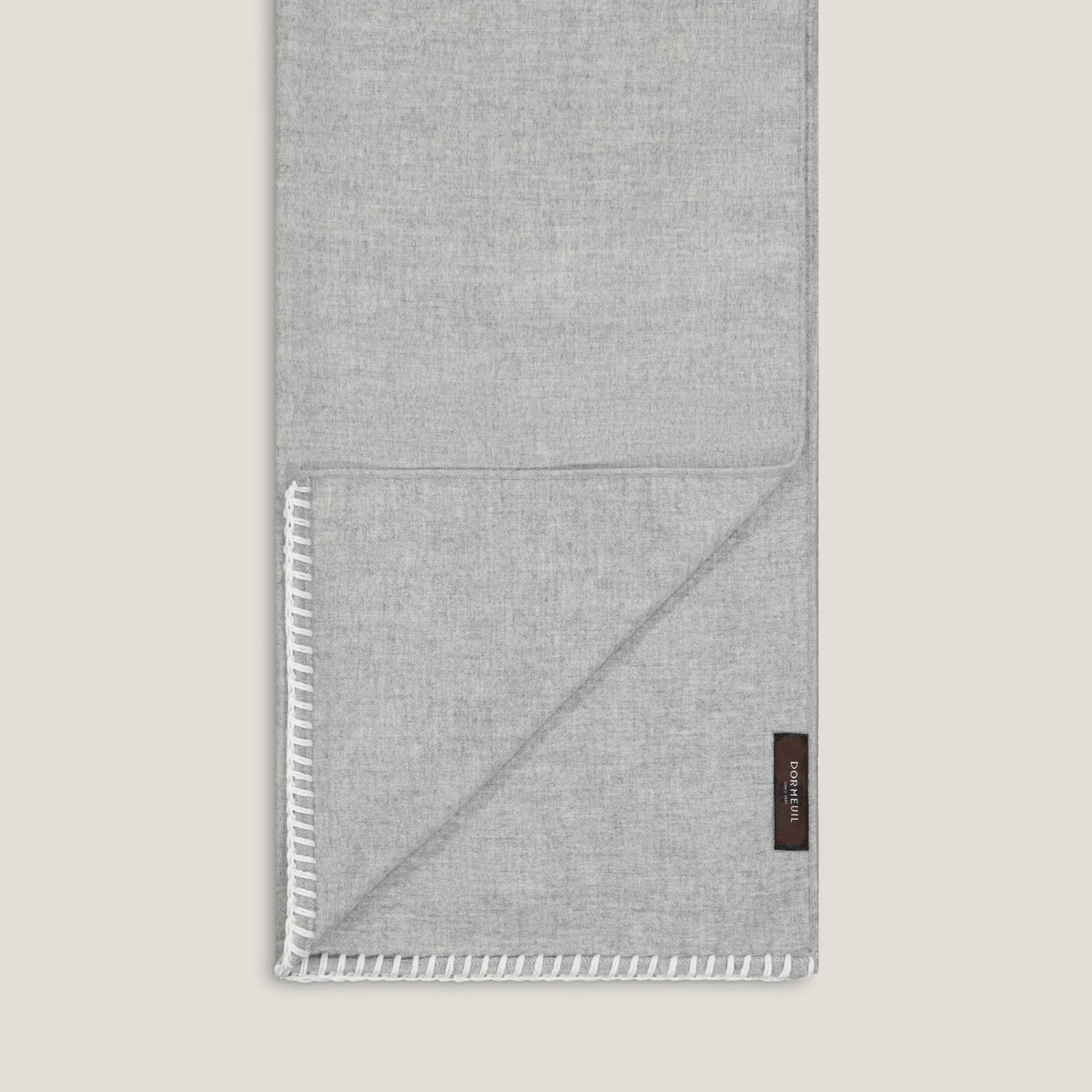 Pure Cashmere Scarf Grey Gris グレー 灰色
