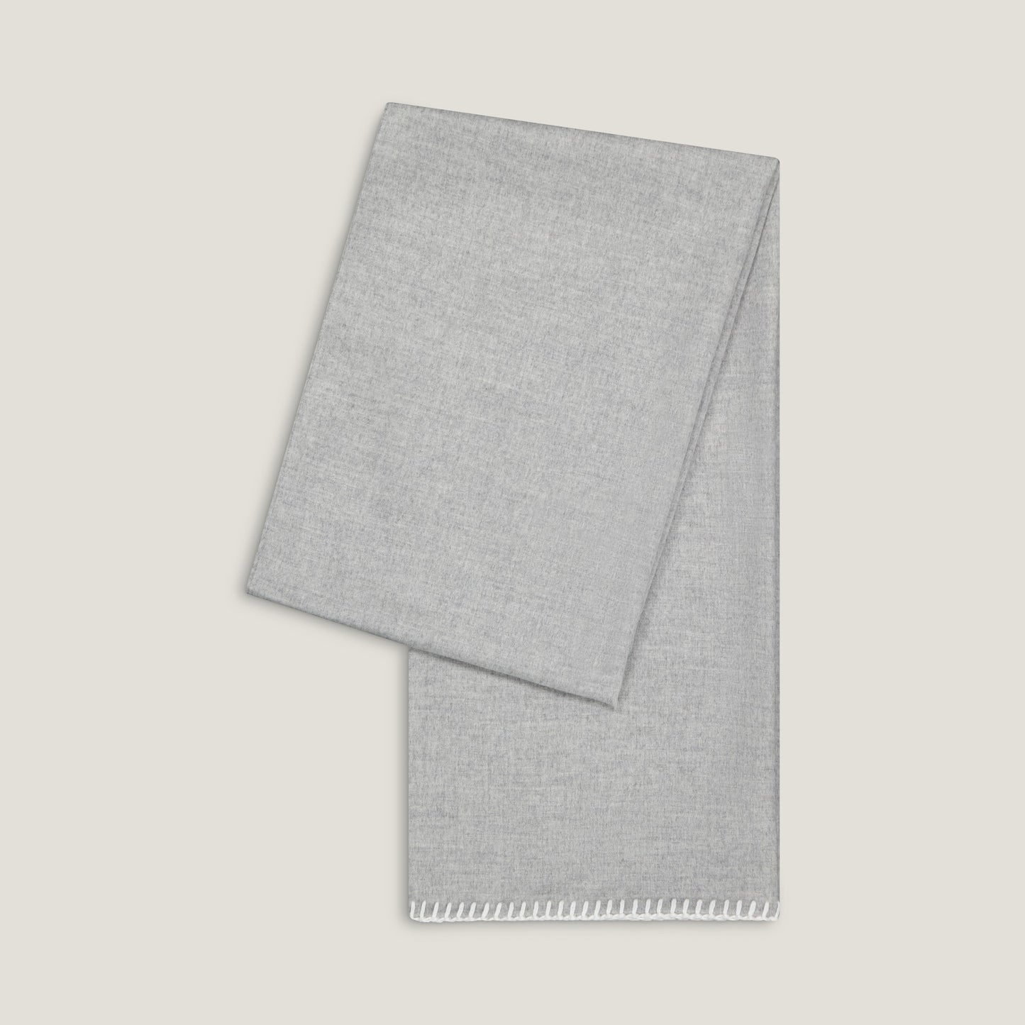 Pure Cashmere Scarf Grey Gris グレー 灰色