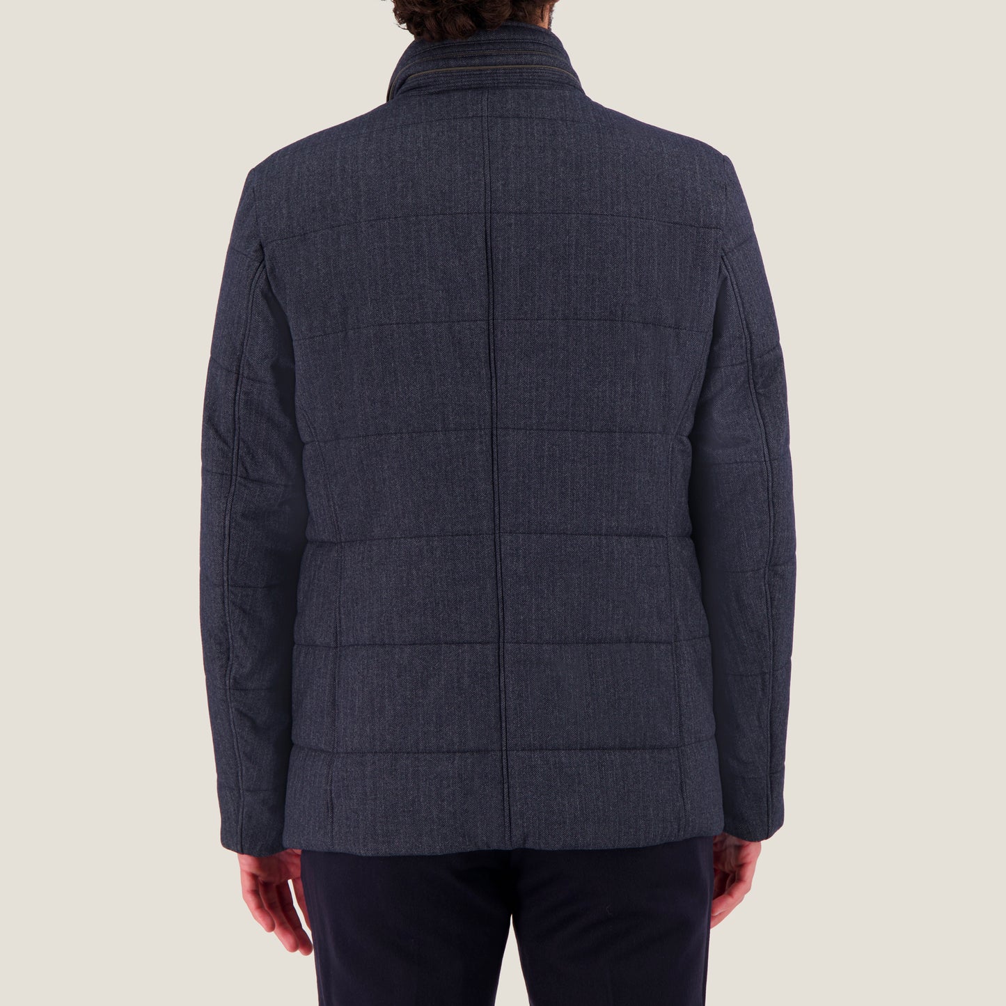Comfort Quilted Down Jacket Blue