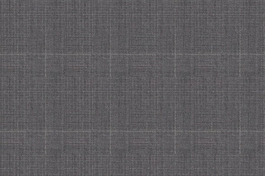 Dormeuil Fabric Grey Check 100% Wool (Ref-180550)