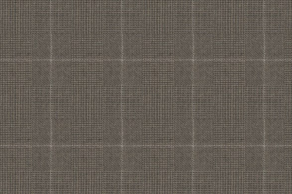 Dormeuil Fabric Beige Check 100% Wool (Ref-180553)