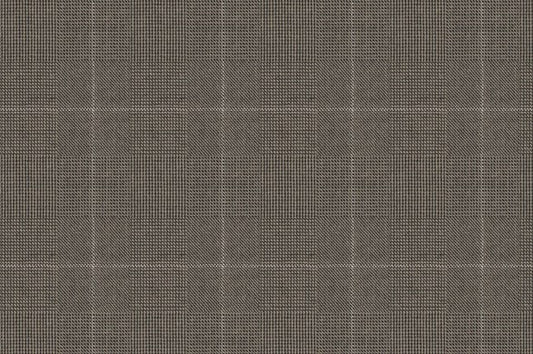 Dormeuil Fabric Beige Check 100% Wool (Ref-180553)