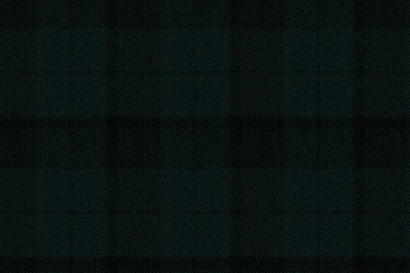 Dormeuil Fabric Green Check 100% Wool (Ref-202342)
