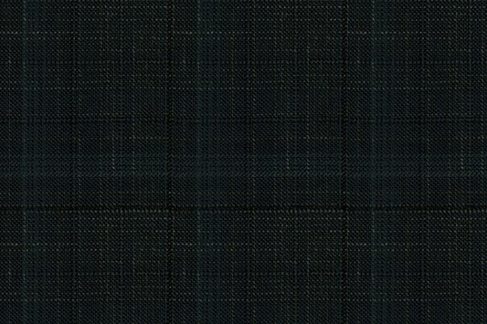 Dormeuil Fabric Green Check 100% Wool (Ref-202379)