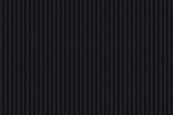 Dormeuil Fabric Black Stripe 90% Wool 10% Polyester (Ref-204115)