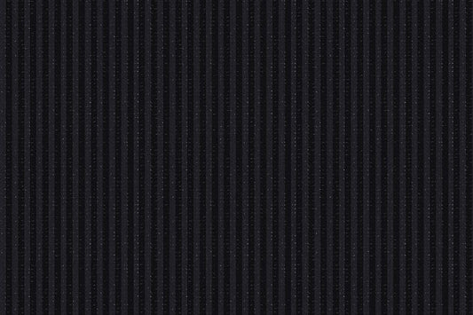 Dormeuil Fabric Black Stripe 90% Wool 10% Polyester (Ref-204115)