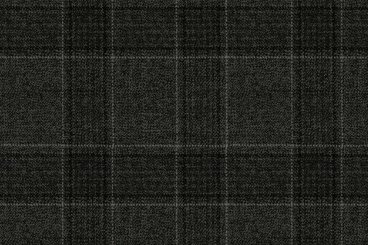 Dormeuil Fabric Grey Check 100% Wool (Ref-290070)
