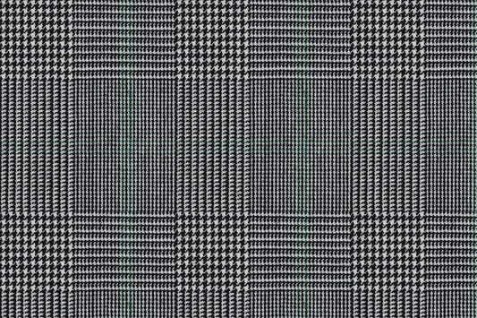 Dormeuil Fabric Black/White Check 100% Wool (Ref-301603)