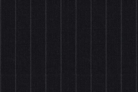 Dormeuil Fabric Grey Stripe 100% Wool (Ref-301628)