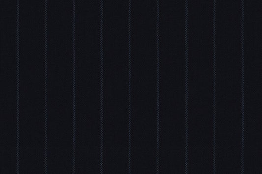 Dormeuil Fabric Navy Stripe 100% Wool (Ref-301629)