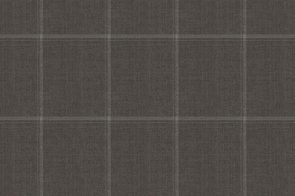 Dormeuil Fabric Grey Check 100% Wool (Ref-303368)