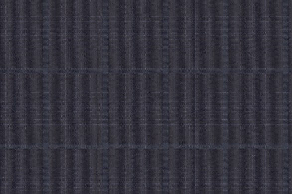 Dormeuil Fabric Blue Check 100% Wool (Ref-303428)