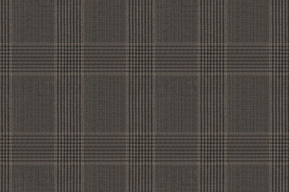 Dormeuil Fabric Grey Check 100% Wool (Ref-303432)