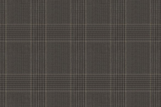 Dormeuil Fabric Grey Check 100% Wool (Ref-303432)
