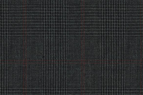 Dormeuil Fabric Grey Check 100% Wool (Ref-313001)