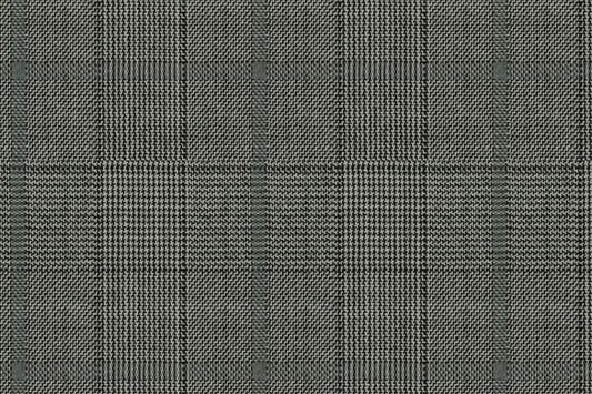 Dormeuil Fabric Black/White Check 100% Wool (Ref-313083)