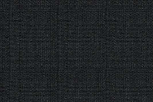 Dormeuil Fabric Navy Check 100% Wool (Ref-313086)