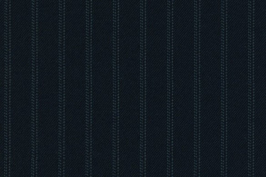 Dormeuil Fabric Navy Stripe 100% Wool (Ref-313090)