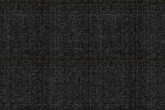 Dormeuil Fabric Grey Check 100% Wool (Ref-315001)