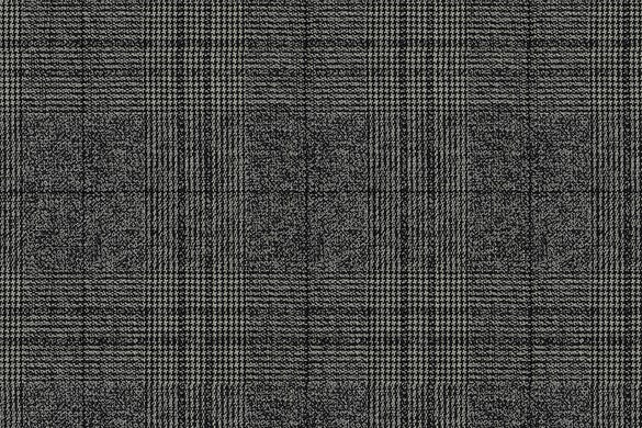 Dormeuil Fabric Grey Check 100% Wool (Ref-315010)