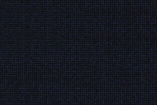 Dormeuil Fabric Blue Semi Plain 100% Wool (Ref-315026)