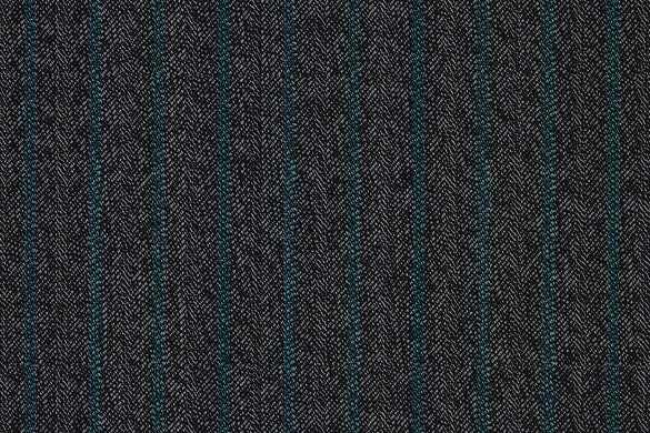 Dormeuil Fabric Grey Stripe 100% Wool (Ref-315053)