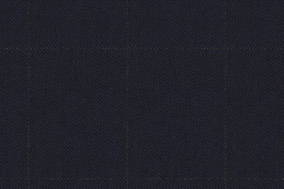 Dormeuil Fabric Navy Check 100% Wool (Ref-321001)