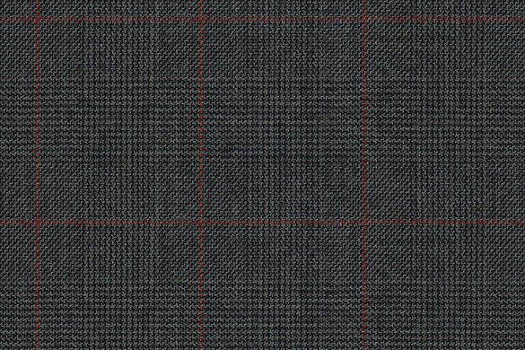 Dormeuil Fabric Grey Check 100% Wool (Ref-321003)