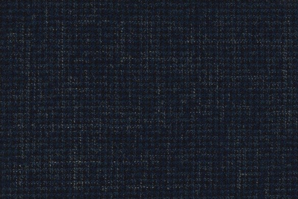 Dormeuil Fabric Blue Houndstooth 95% Wool 5% Linen (Ref-407088)