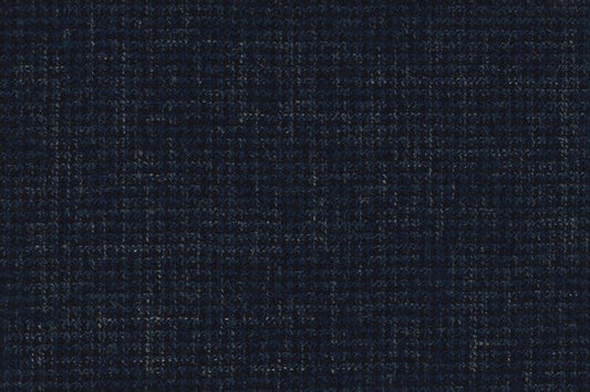 Dormeuil Fabric Blue Houndstooth 95% Wool 5% Linen (Ref-407088)