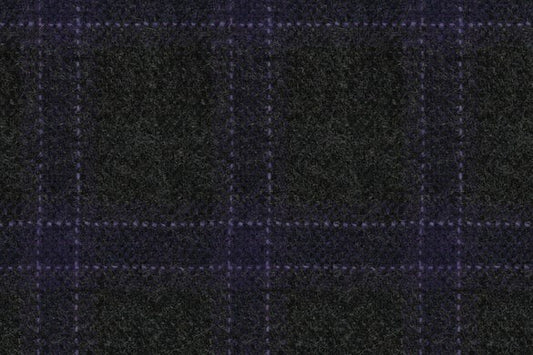 Dormeuil Fabric Grey Check 100% Wool (Ref-414004)