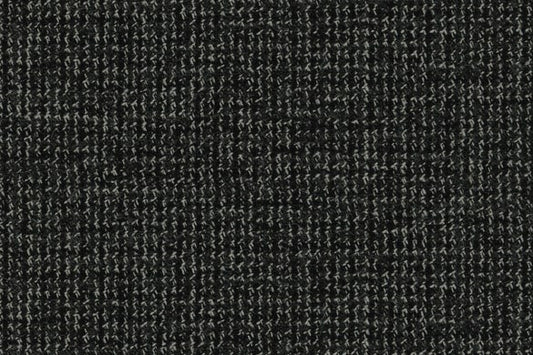 Dormeuil Fabric Black/White Semi Plain 100% Wool (Ref-414030)