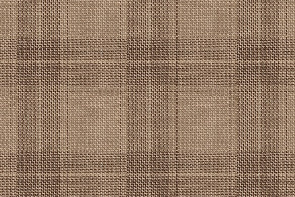 Dormeuil Fabric Beige Check 53% Wool 47% Linen (Ref-417650)