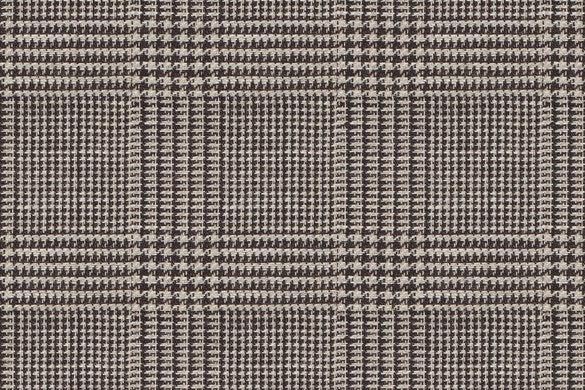 Dormeuil Fabric Brown Check 53% Wool 47% Linen (Ref-417653)
