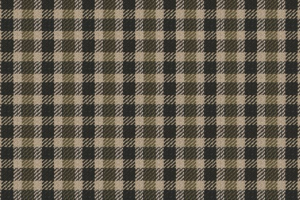 Dormeuil Fabric Green Check 53% Wool 47% Linen (Ref-417661)