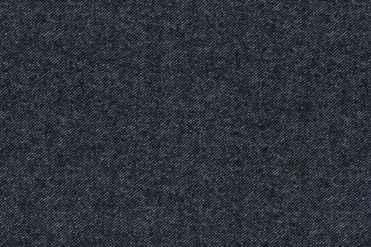 Dormeuil Fabric Navy Plain 52% Wool 37% Cotton 8% Cashmere 3% Elastane (Ref-793703)