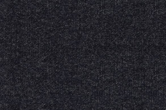 Dormeuil Fabric Navy Plain 52% Wool 37% Cotton 8% Cashmere 3% Elastane (Ref-793704)