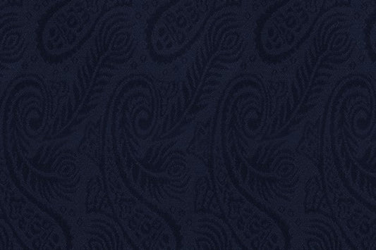 Dormeuil Fabric Navy Jacquard 65% Wool 35% Silk (Ref-818002)