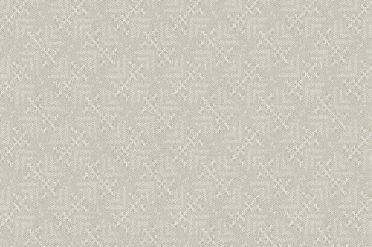Dormeuil Fabric White Jacquard 65% Wool 35% Silk (Ref-818008)