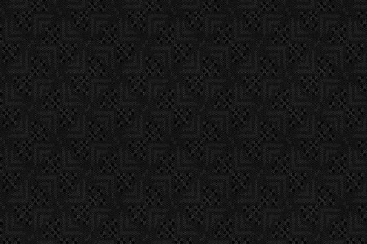 Dormeuil Fabric Black Jacquard 65% Wool 35% Silk (Ref-818009)