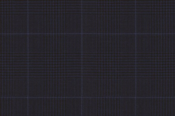 Dormeuil Fabric Blue Check 100% Wool (Ref-841020)
