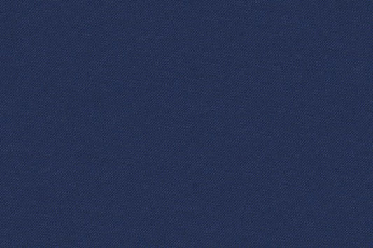Dormeuil Fabric Navy Plain 51% Silk 49% Wool (Ref-878104)